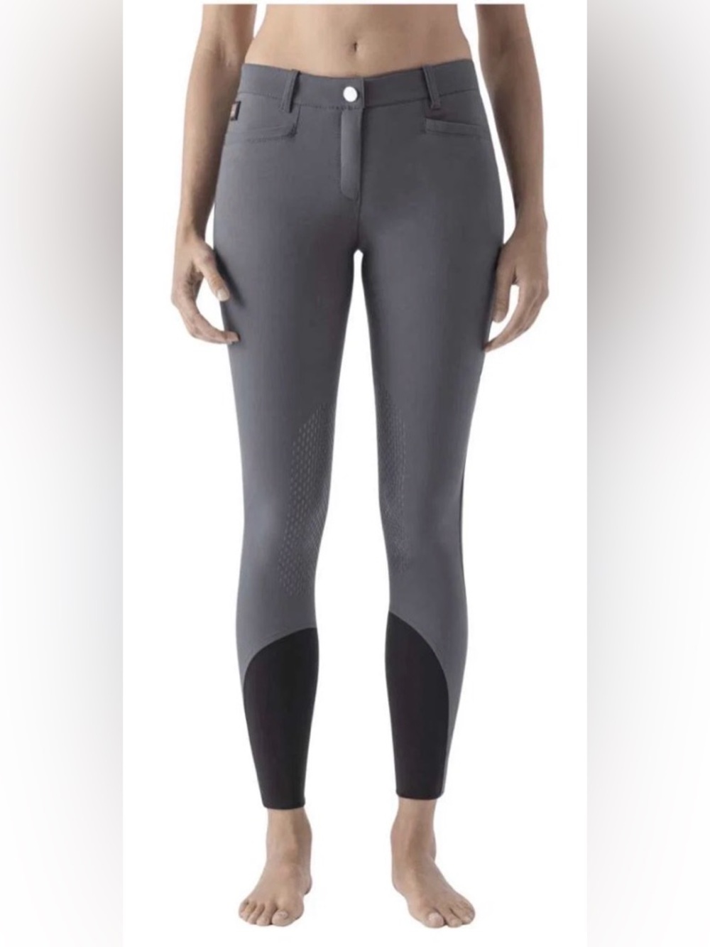 Equiline Equestrian Riding Breeches, Grey, Size 23, Excellent Condition!